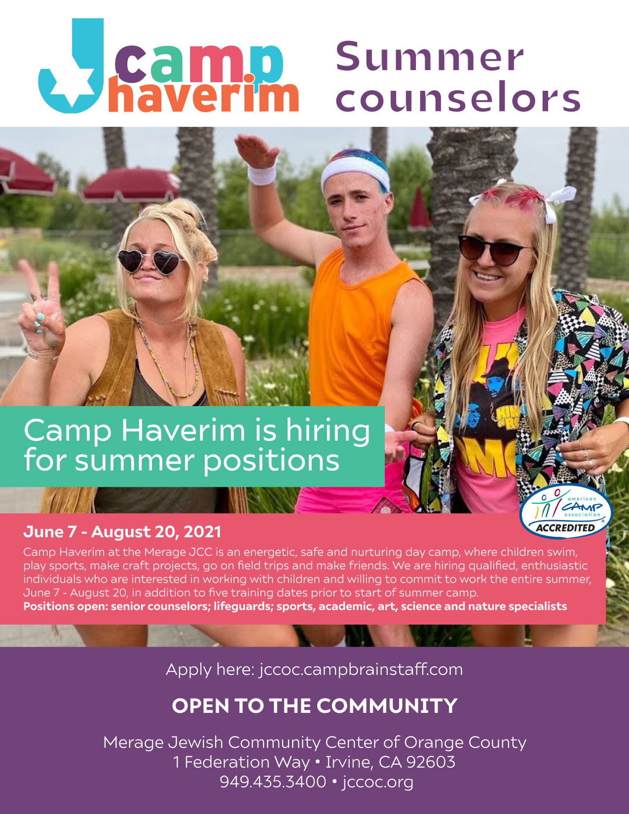 travel camp counselor jobs